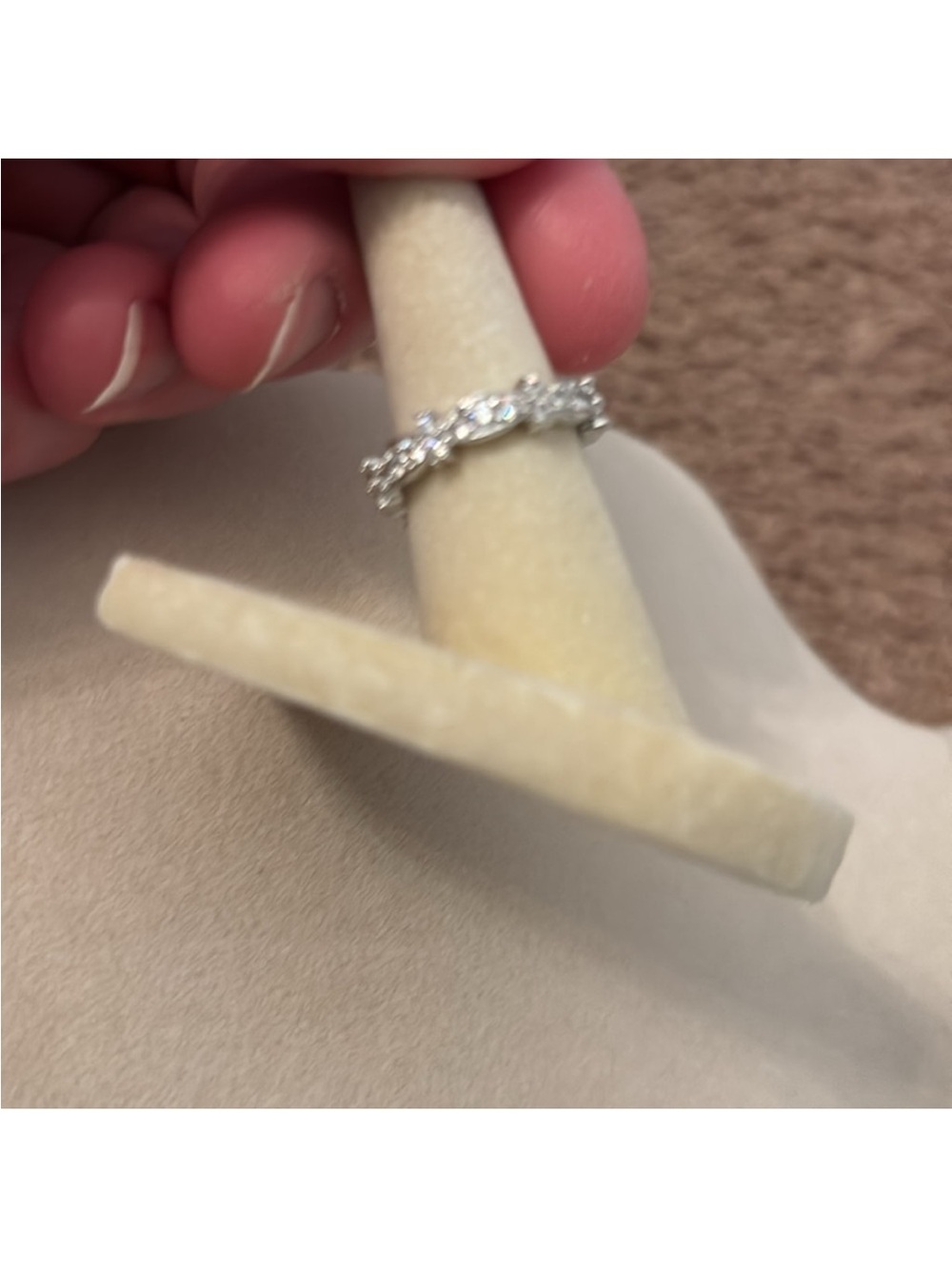 Diamonique ring brand new - Picture 2 of 3